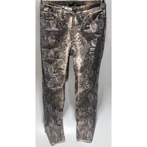 L&B Lucky & Blessed Snake Print Pants Size 4